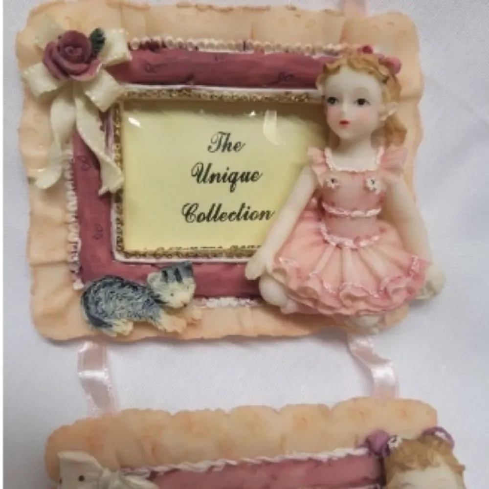 *M1 multi-opening resin photo frame for displaying multiple photos ballerina